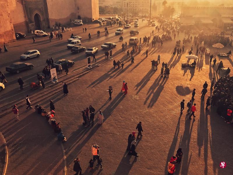 夕阳组别第二名：倪恩华（中国）／暮色，摄于摩洛哥梅克内斯（Meknes）／以iPhone 7 Plus拍摄