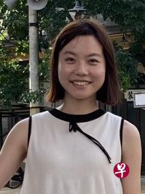 在深圳就业的港青洪佩思鼓励香港年轻人跳出原有圈子，勇敢做出更多尝试。（受访者提供）