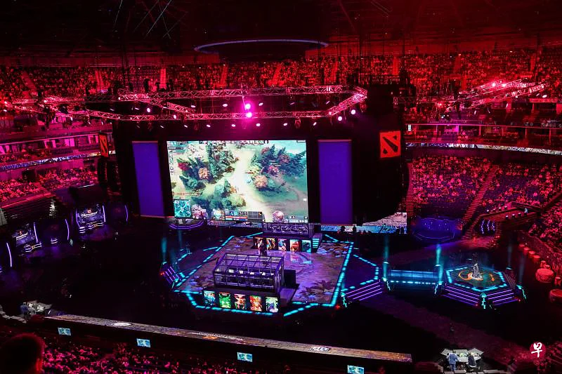 Dota 2国际邀请赛一向是电竞界的年度盛事，图为2019年在上海举行的赛会总决赛盛况。（档案照片）