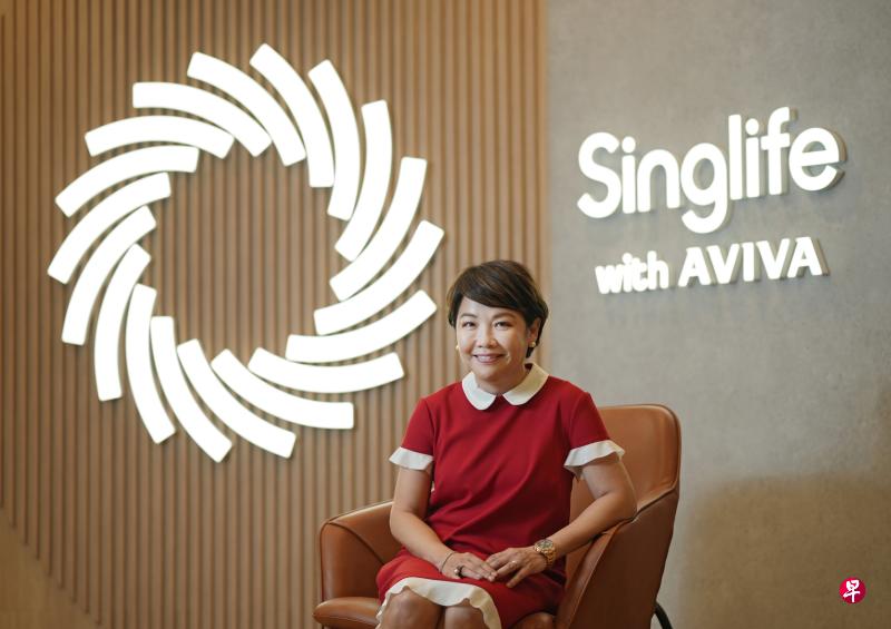 Singlife with Aviva集团总裁潘燕明盼未来五年至少再进军东南亚一两个市场。（档案照片）