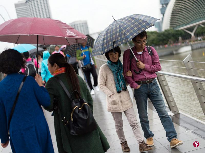 上周天气冷飕飕，不少国人添购寒衣外套。（档案照）