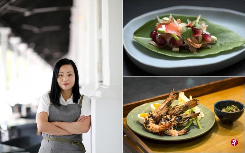 Chef Pim Techamuanvivit出生泰国，走红于美国；她以写美食博客窜起，在美国开的餐馆短短一年就摘下米其林一星。