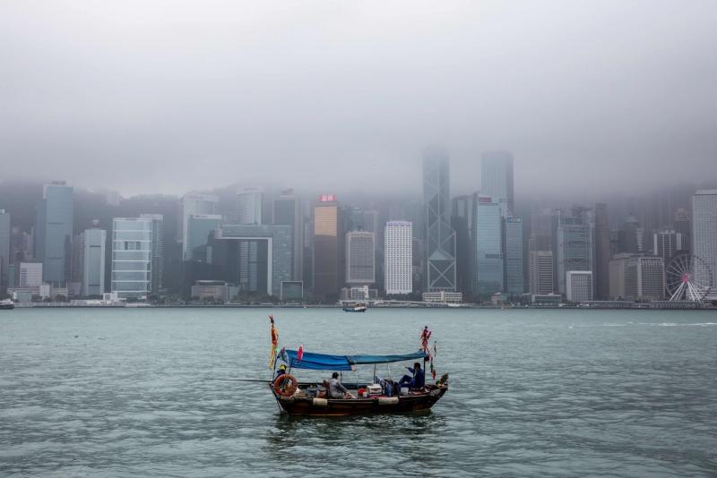 美国参议院6月25日一致通过一项针对中国推动港版国家安全法的制裁法案。（法新社） 