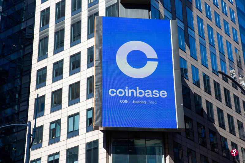 加密货币交易平台Coinbase Global定于周三在美国纳斯达克股市上市，市值估计达千亿美元。（彭博社） 