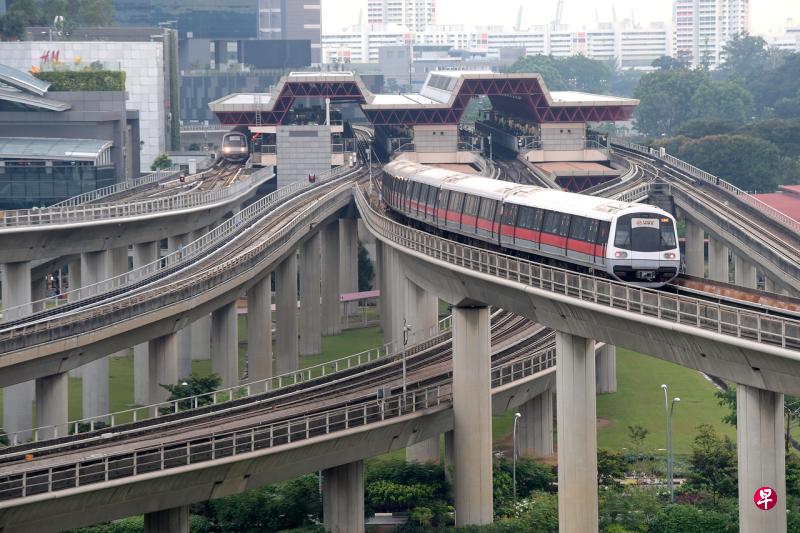 裕廊东地铁站7月6日晚上10时左右发生意外。（海峡时报档案照） 