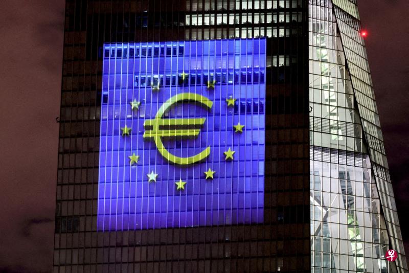 位于德国法兰克福市的欧洲中央银行 (ECB) 总部。（路透社） 