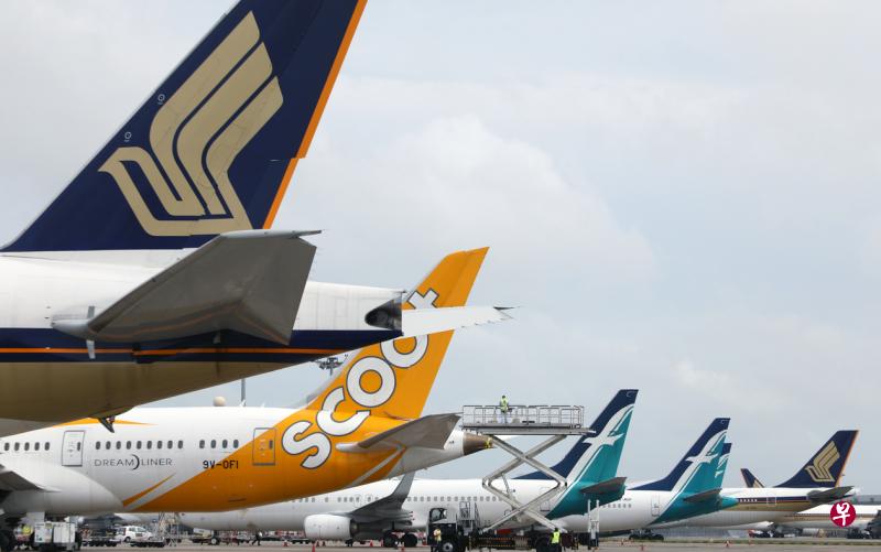 新加坡航空公司（SIA）和酷航（Scoot）9月的载客量环比增长2.5%至210万人次。（档案照） 