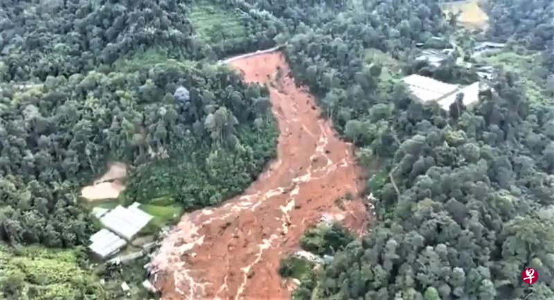 云顶半山土崩的死亡人数已增至13人。（取自马国消拯局脸书） 