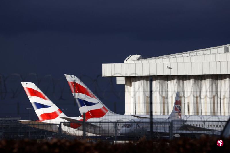 希思罗机场此次罢工行动将涉及英国航空公司专用的第五航站楼的保安员，以及负责检查进入机场所有货物的保安员。（法新社） 